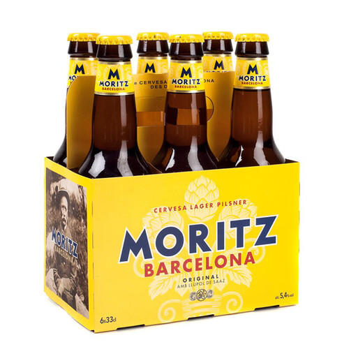 MORITZ Cervesa especial 6x33 cl en ampolles