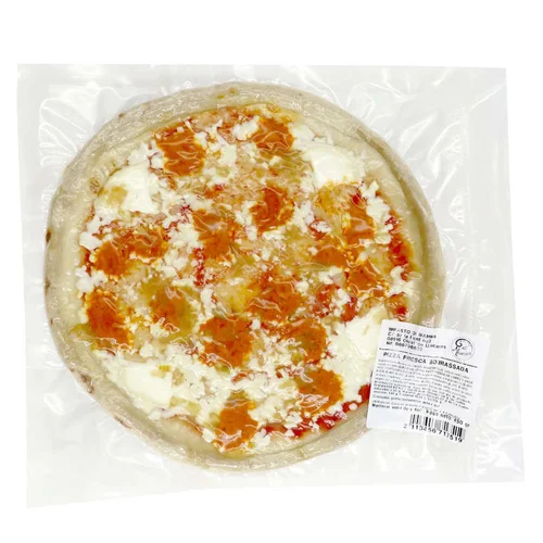 Pizza burrata y pesto