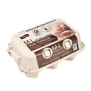 BONPREU Ous de gallina M/L criada a terra