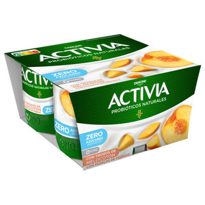 ACTIVIA Iogurt amb préssec 0%