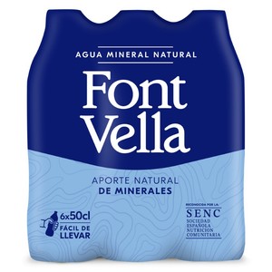 Imagen de FONT VELLA Aigua mineral natural 6x50 cl