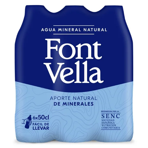 Agua mineral natural 6x1,5 L