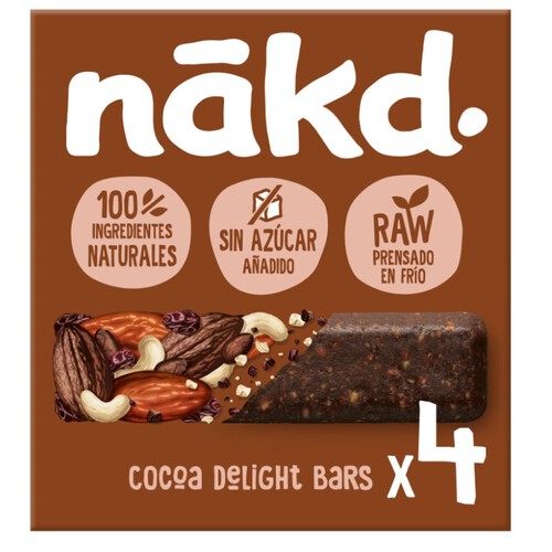 NAKD Barretes de xocolata