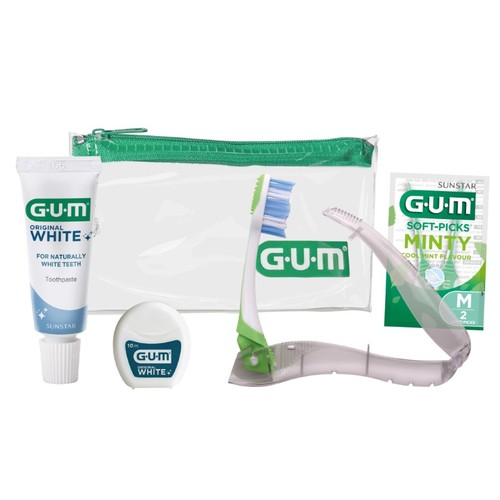 GUM Necesser de viatge d'higiene bucal White