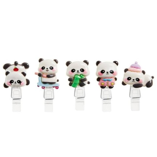 BACK2FUN Set 5 pinces panda
