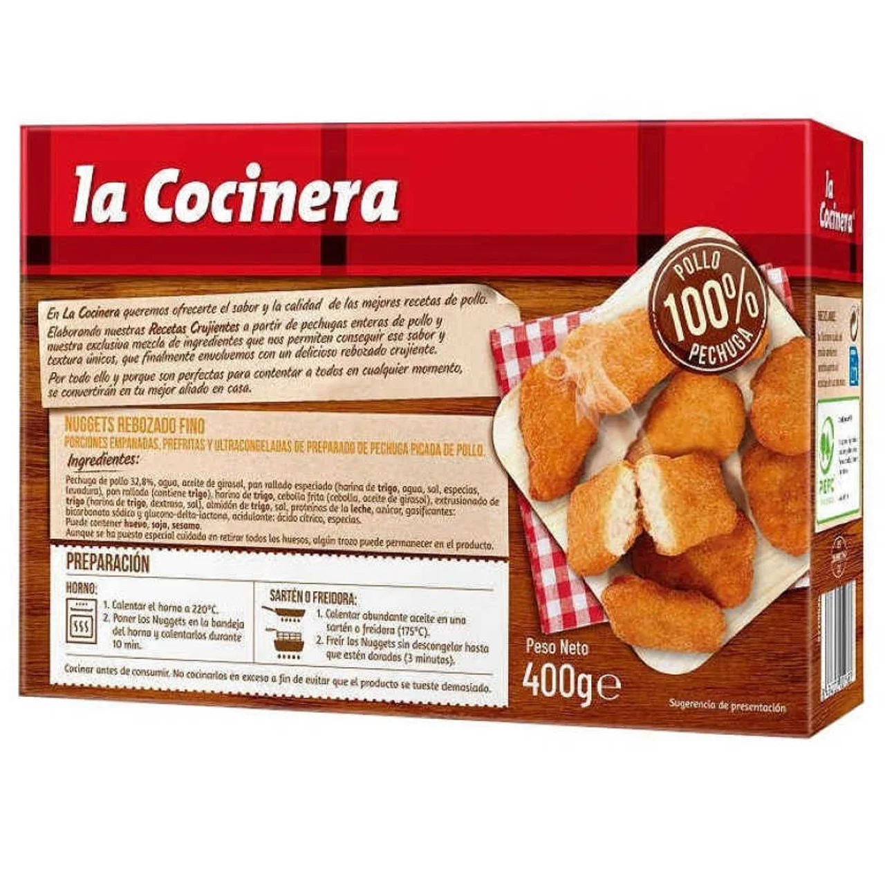Nuggets rebozado fino