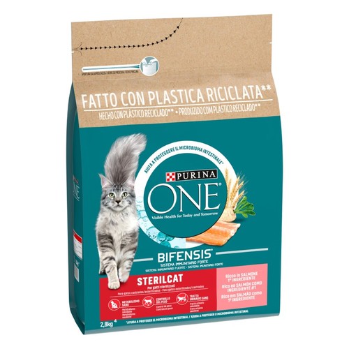 PURINA ONE BIFENSIS Menjar de salmó per a gat esterilitzat