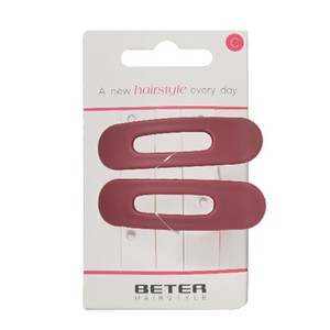 BETER Clips rectangulars de colors 2 ud