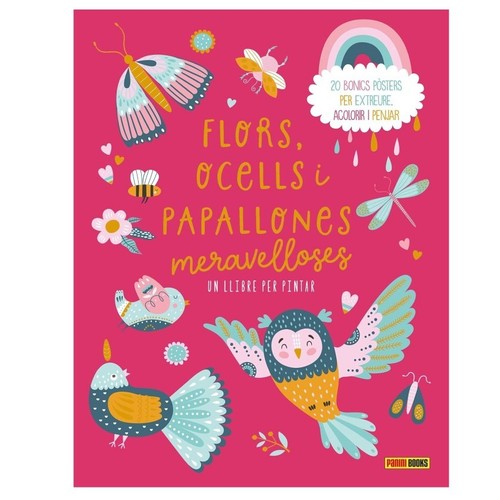 ED. PANINI BOOKS Llibre Flors, ocells i papallones meravelloses