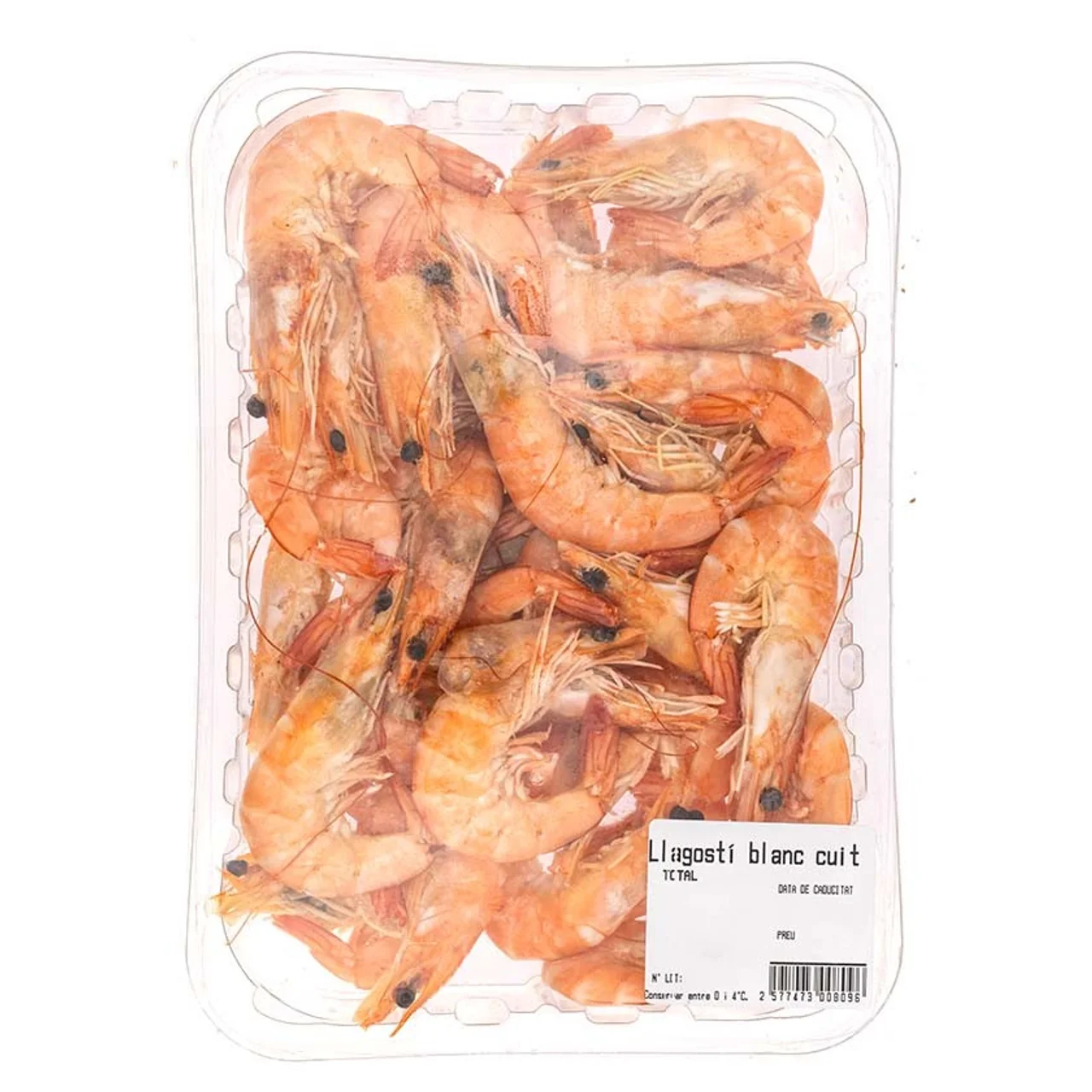 Langostino vannamei cocido