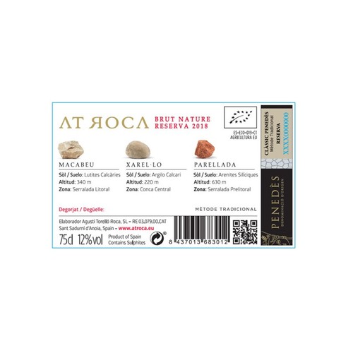AT ROCA Corpinnat Brut Nature ecològic