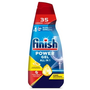 Imagen de FINISH POWER GEL Rentavaixelles gel llimona de 35 dosis