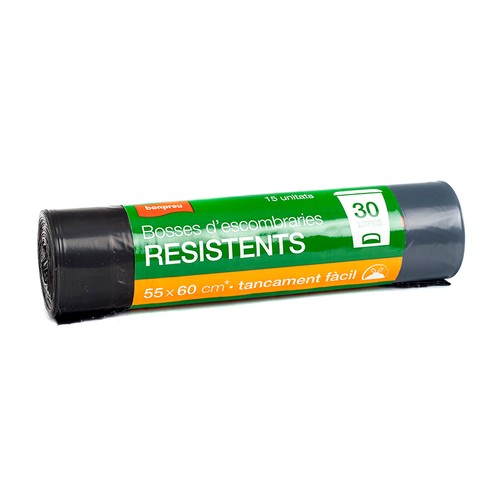 BONPREU Bosses d'escombraries 30 L
