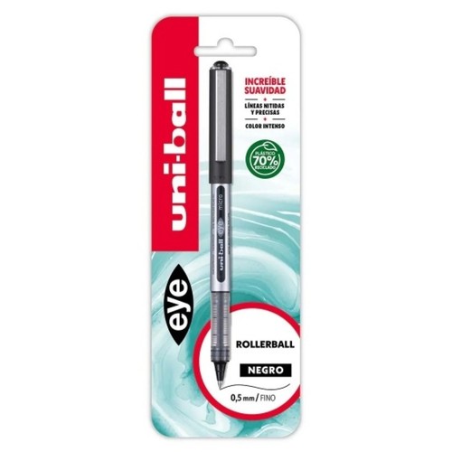 UNI Bolígraf gel negre eco