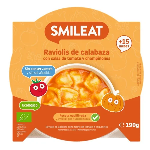 Macarrones con verduras ecológico +15meses