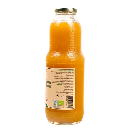 VILA VELLA Suc de préssec i raïm ecològic Km0 en ampolla