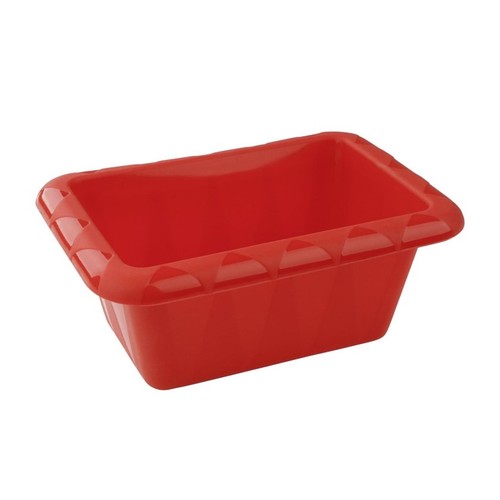 DR OETKER Motlle rectangular de color vermell de 15 cm