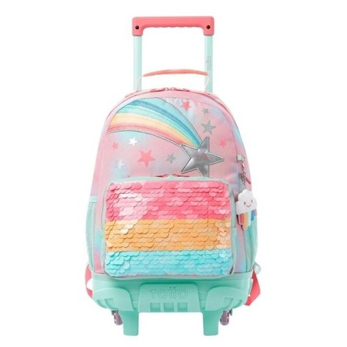 TOTTO Motxilla rodes rainbow star