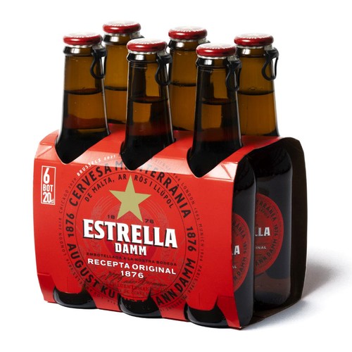 ESTRELLA DAMM Cervesa especial 6x20 cl ampolla