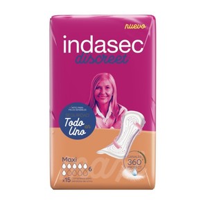 Imagen de INDASEC Compresa maxi per a incontinència