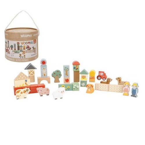 WOOMAX Set granja fusta 36pc +18m