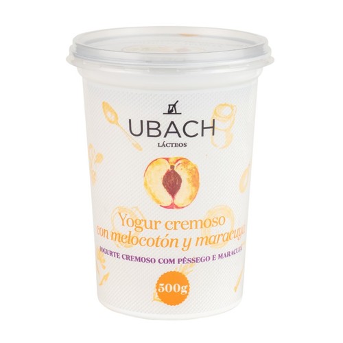 UBACH Iogurt cremós amb préssec i maracujà
