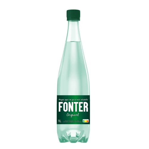 Agua con gas 1 L