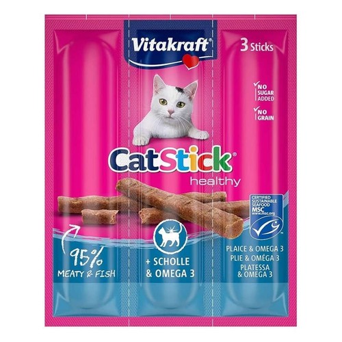 VITAKRAFT Snack amb peix, carn i Omega-3 per a gat