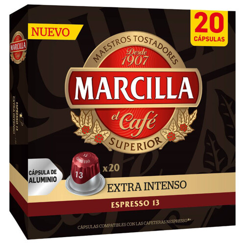 MARCILLA Càpsules de cafè extra intens