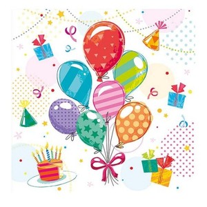 Imagen de PAPSTAR Tovallons de 33 cm Globus