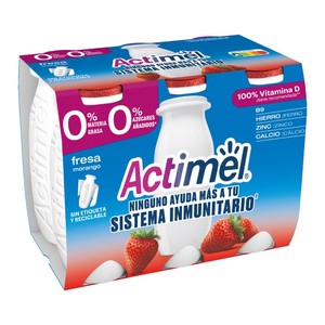 Imagen de ACTIMEL Iogurt per beure de maduixa desnatat