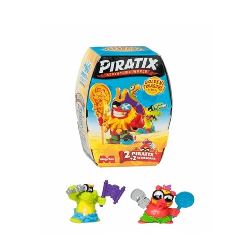 PIRATIX Pack 2 figures Golden Treasure