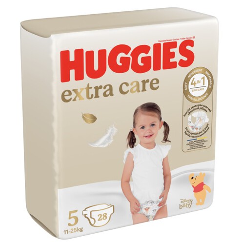 HUGGIES EXTRA CARE Bolquers talla 5 (11-25 kg)