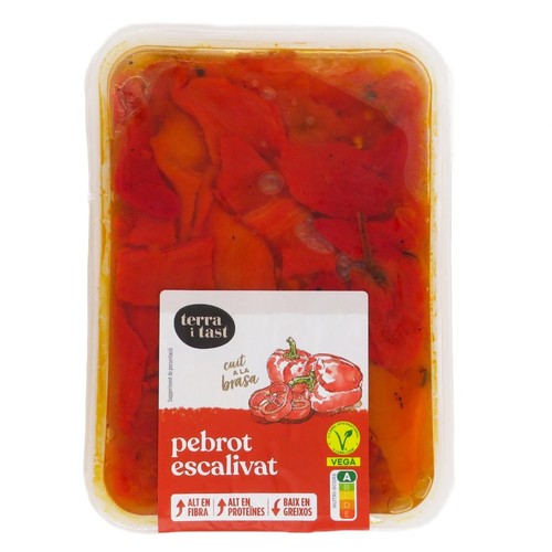 TERRA I TAST Pebrot escalivat a la brasa