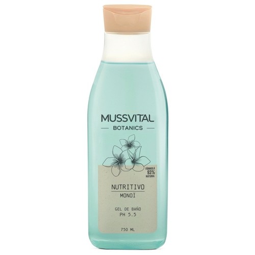 MUSSVITAL BOTANICS Gel de bany monoï