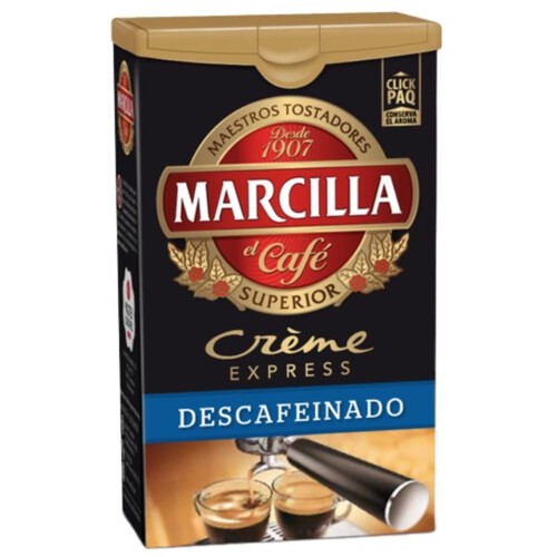 MARCILLA Cafè molt descafeïnat barrejat Crème Express