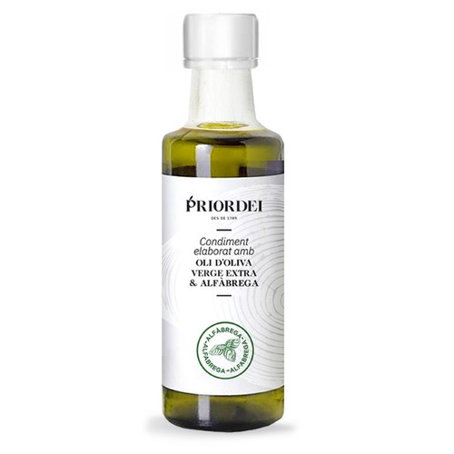 PRIORDEI Oli d'oliva verge extra amb alfàbrega