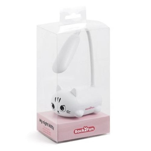 BACK2FUN Llum led gat blanc