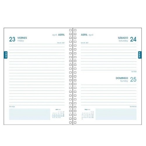 DOHE Agenda escolar 2026/27 dia