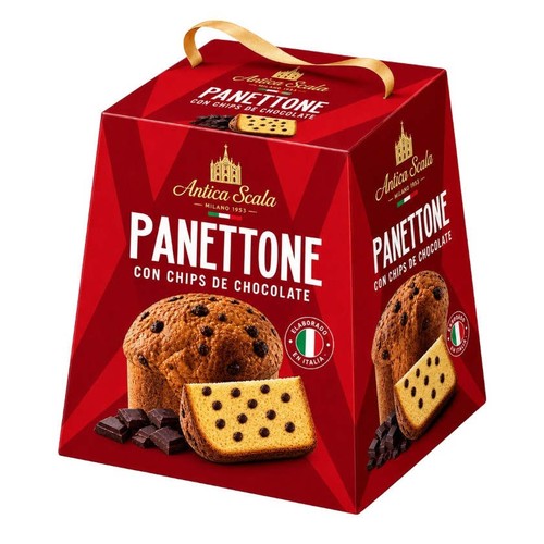 ANTICA SCALA Panettone de xocolata