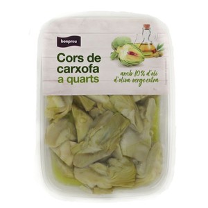 Imagen de BONPREU Cors de carxofa a quarts