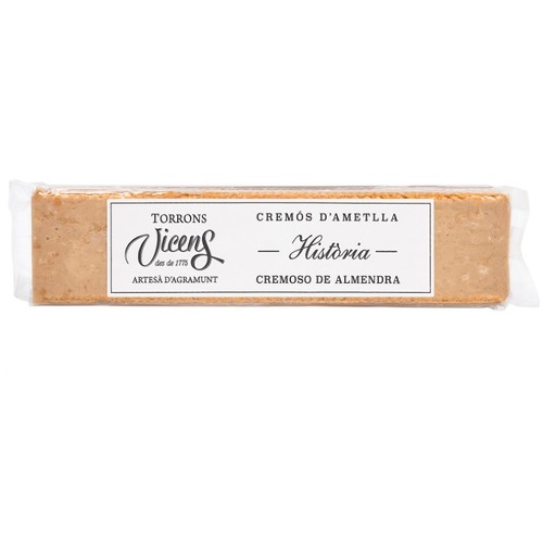 VICENS Torró cremós d'ametlla Història