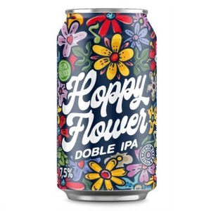 Imagen de HAPPYFLOWER Cervesa doble IPA Km0 en llauna