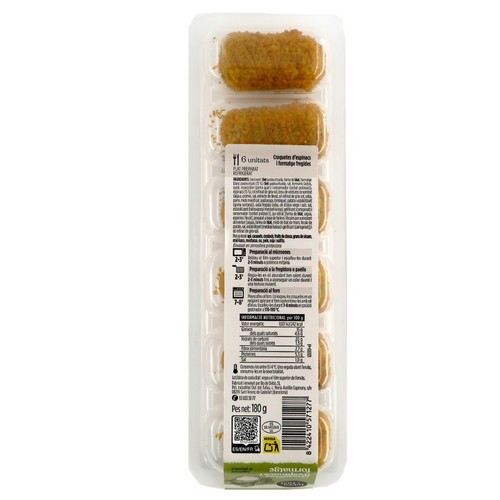 TERRA I TAST Croquetes d'espinacs i formatge