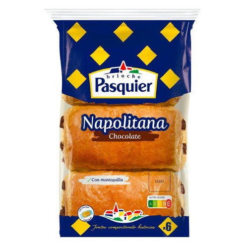 PASQUIER Napolitana de xocolata