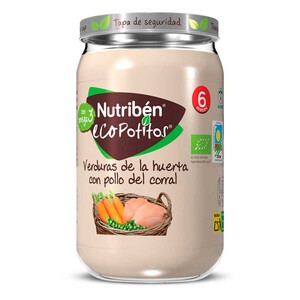 Imagen de NUTRIBEN Potet ecològic de verdures de l'hort amb pollastre de corral