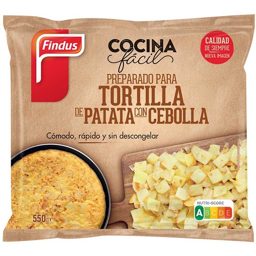 FINDUS Preparat per a truita de patata amb ceba