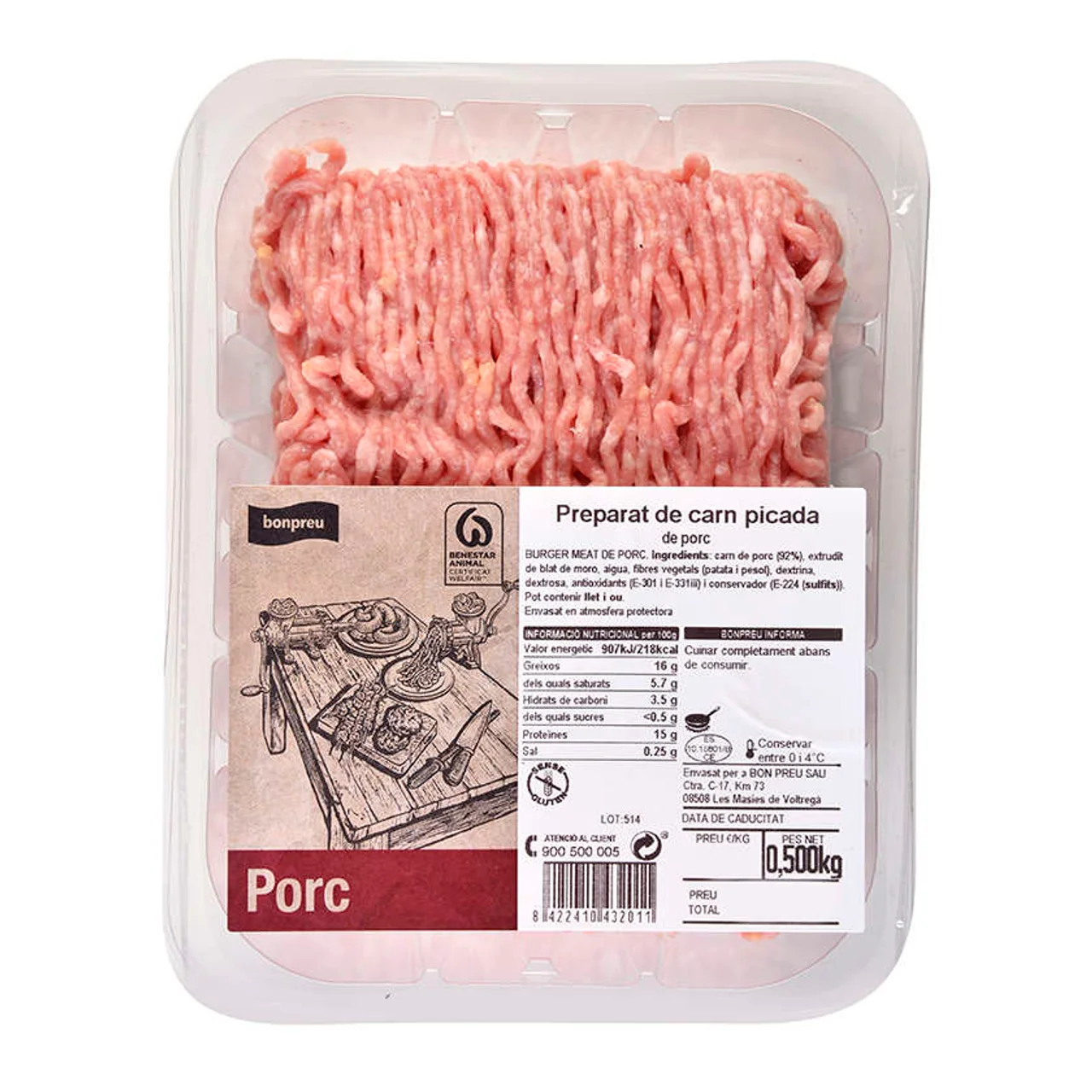 BONPREU Preparado de cerdo
