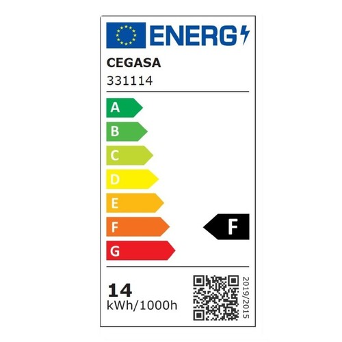 CEGASA Bombeta Led E27 llum blanca 14.5W-4000K