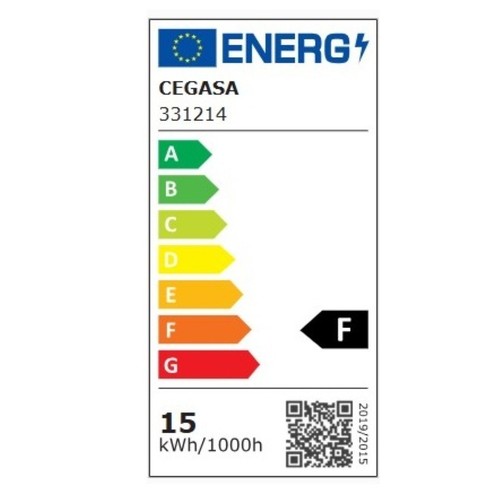 CEGASA Bombeta Led E27R80 llum freda 15W-6.500K